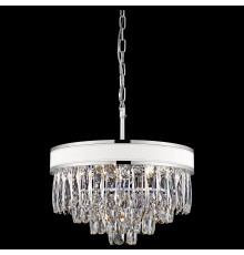 Хрустальная люстра Wertmark WE136.08.103 Clarissa E14 40 Вт хром, белый