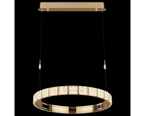 Люстра подвесная светодиодная Wertmark WE458.01.323 VERA LED 70 Вт золото 3000-3500-4000К с пультом