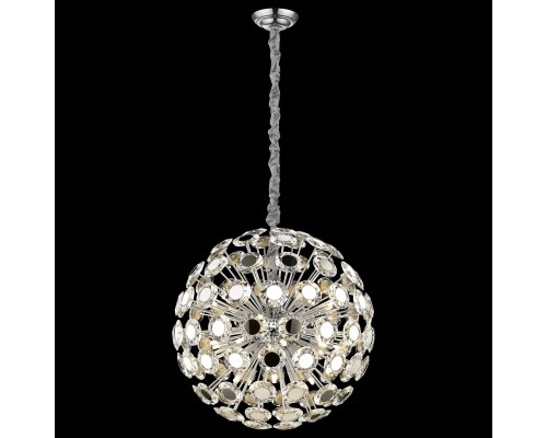 Люстра хрусталь Wertmark WE109.23.103 Brunella хром G9 40 Вт