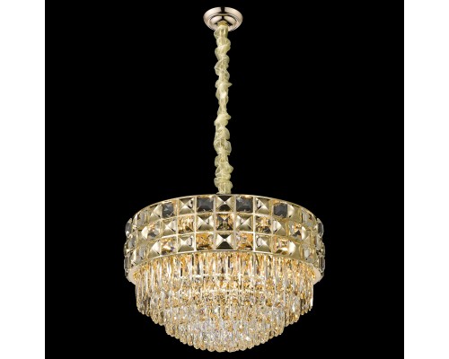 Хрустальная люстра Wertmark WE133.16.303 Sabrina E14 40 Вт золото, прозрачный