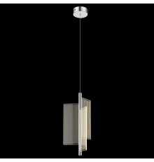 Люстра подвесная светодиодная Wertmark WE454.01.103 HEDDA LED 1*24 Вт хром 3200К