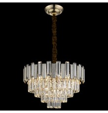 Хрустальная люстра Wertmark WE131.09.303 Candida E14 40 Вт кофейное золото, прозрачный