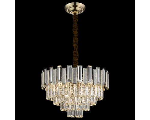 Хрустальная люстра Wertmark WE131.09.303 Candida E14 40 Вт кофейное золото, прозрачный