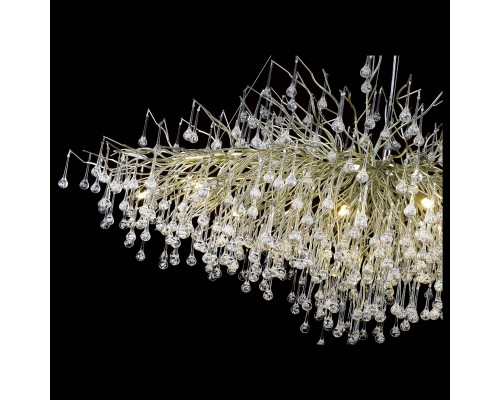 Подвесная люстра Wertmark WE189.15.223 Dionisia G9 40 Вт матовый никель