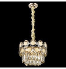 Хрустальная люстра Wertmark WE134.05.303 Claudia E14 40 Вт белое золото, прозрачный