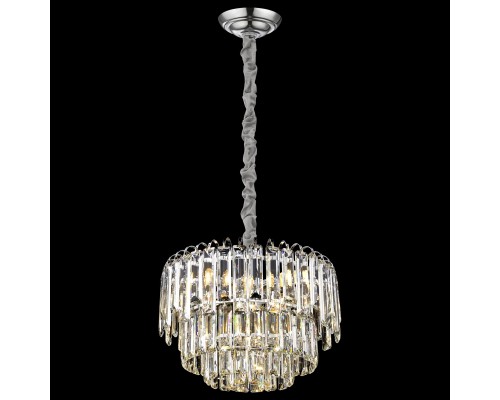 Люстра хрусталь Wertmark WE130.05.103 Krista хром E14 40 Вт