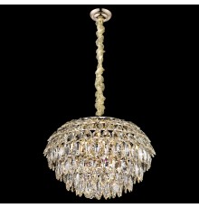 Хрустальная люстра Wertmark WE113.11.303 Ludgera E14 40 Вт белое золото, прозрачный