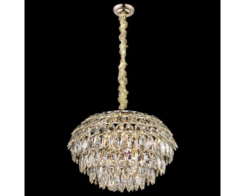 Хрустальная люстра Wertmark WE113.11.303 Ludgera E14 40 Вт белое золото, прозрачный