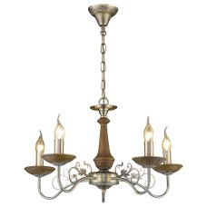 307-503-05 VELANTE Классический стиль светильник подвесной, E14, 5x60W