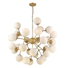 Подвесная люстра Wertmark WE236.30.403 Bolita E27 60 Вт шампанское, белый