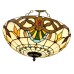 Подвесная люстра Тиффани Velante 830-807-03 бронза E27 3*60Вт
