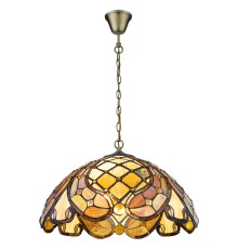 865-806-03 VELANTE Ð¡ÑÐ¸Ð»Ñ Tiffany ÑÐ²ÐµÑÐ¸Ð»ÑÐ½Ð¸Ðº Ð¿Ð¾Ð´Ð²ÐµÑÐ½Ð¾Ð¹, E27, 3x60W