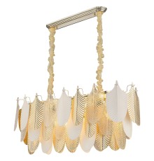 Подвесная люстра Wertmark WE126.14.303 Arctioma золото E14 40 Вт