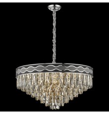 Хрустальная люстра Wertmark WE135.22.103 Calista E14 40 Вт хром, серый, черный, прозрачный