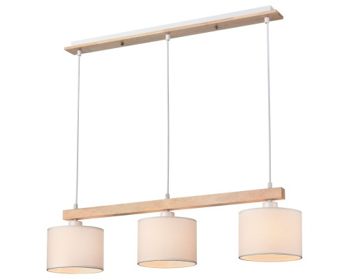 518-716-03 VELANTE Деревянный стиль светильник подвесной, E27, 3x40W