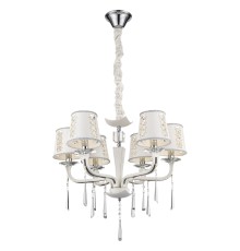 Подвесная люстра Wertmark WE392.06.003 Adelina E14 40 Вт белый, хром