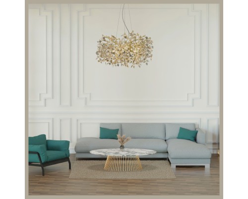 184-403-08 VELANTE Классический стиль светильник подвесной, G9, 8x40W