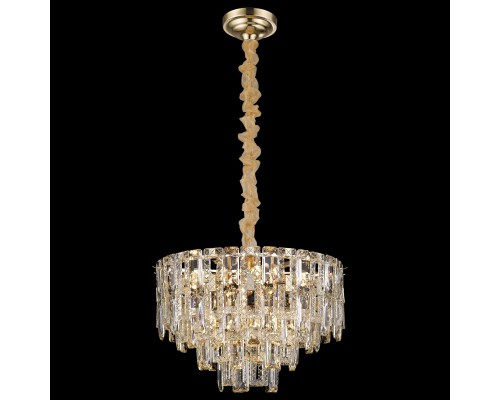 Люстра хрусталь Wertmark WE108.09.303 Liliana золото E14 40 Вт