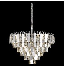 Хрустальная люстра Wertmark WE105.16.103 Crescentia E14 40 Вт хром, прозрачный