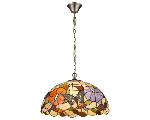 816-806-03 VELANTE Ð¡ÑÐ¸Ð»Ñ Tiffany ÑÐ²ÐµÑÐ¸Ð»ÑÐ½Ð¸Ðº Ð¿Ð¾Ð´Ð²ÐµÑÐ½Ð¾Ð¹, E27, 3x60W