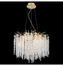 Люстра подвесная Wertmark WE185.09.303 DACIANA G9 9*40 Вт матовое золото