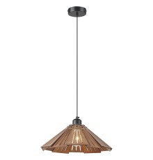 529-706-01 VELANTE Деревянный стиль светильник подвесной, E27, 40W