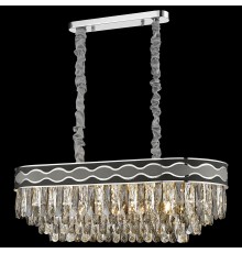 Хрустальная люстра Wertmark WE135.12.123 Calista E14 40 Вт хром, серый, черный, прозрачный