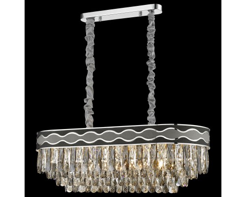 Хрустальная люстра Wertmark WE135.12.123 Calista E14 40 Вт хром, серый, черный, прозрачный