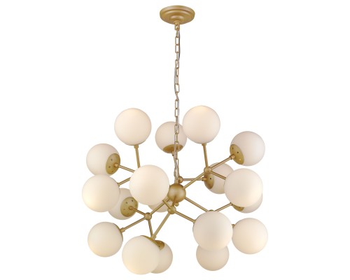 Подвесная люстра Wertmark WE236.18.403 Bolita E27 60 Вт шампанское, белый