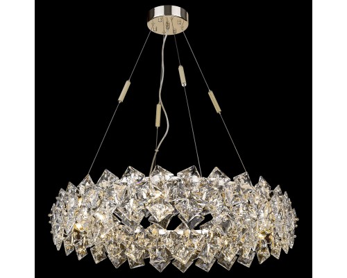 Люстра подвесная Wertmark WE155.12.303 NORMA E14 12*40 Вт золото