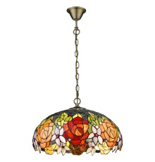 828-806-03 VELANTE Ð¡ÑÐ¸Ð»Ñ Tiffany ÑÐ²ÐµÑÐ¸Ð»ÑÐ½Ð¸Ðº Ð¿Ð¾Ð´Ð²ÐµÑÐ½Ð¾Ð¹, E27, 3x60W