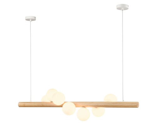 552-713-07 VELANTE Деревянный стиль светильник подвесной, G9(LED), 7x5W