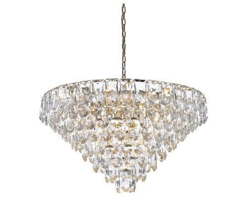 Хрустальная люстра Wertmark WE106.22.103 Lavinia E14 40 Вт белое золото