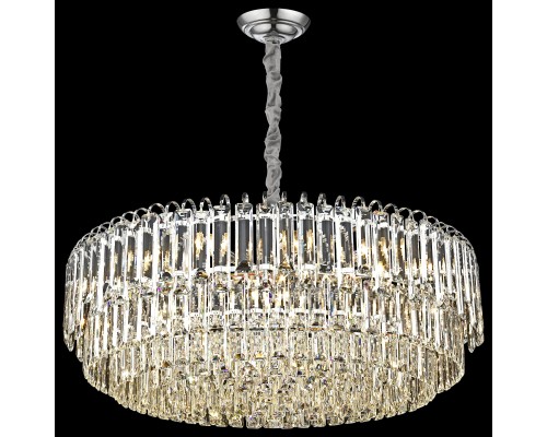 Люстра хрусталь Wertmark WE130.18.103 Krista хром E14 40 Вт