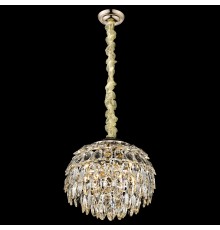 Хрустальная люстра Wertmark WE113.06.303 Ludgera E14 40 Вт белое золото, прозрачный