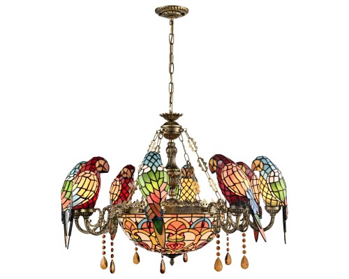 894-803-11 VELANTE Ð¡ÑÐ¸Ð»Ñ Tiffany ÑÐ²ÐµÑÐ¸Ð»ÑÐ½Ð¸Ðº Ð¿Ð¾Ð´Ð²ÐµÑÐ½Ð¾Ð¹, E27, 11x60W