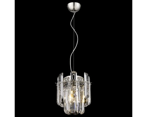 Люстра хрусталь Wertmark WE107.01.103 Lazzara никель E14 40 Вт