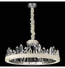 Подвесная светодиодная люстра Wertmark WE456.08.103 Leona LED 120 Вт 4000K хром, белый