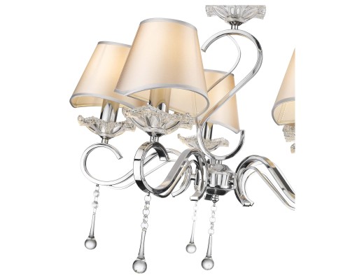 Люстра подвесная Velante 298-103-05 хром 5*40Вт