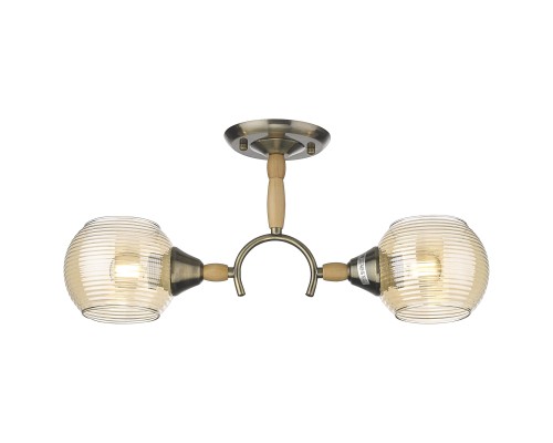 Люстра потолочная Velante 214-507-02 бронза 2*40Вт