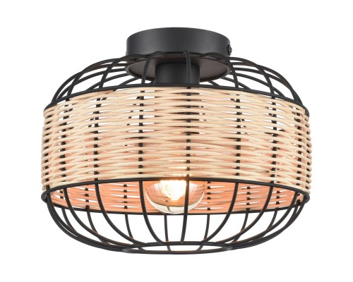 563-717-01 VELANTE Деревянный стиль светильник потолочный, E27, 40W