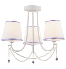 Потолочная люстра Velante 314-007-03 E14 40 Вт белый, фиолетовый