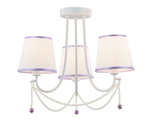 Потолочная люстра Velante 314-007-03 E14 40 Вт белый, фиолетовый