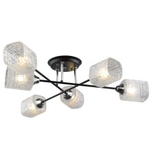 Потолочная люстра Velante 703-127-06 коричневый, хром, белый