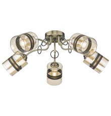 Люстра потолочная Velante 217-507-05 бронза 5*40Вт