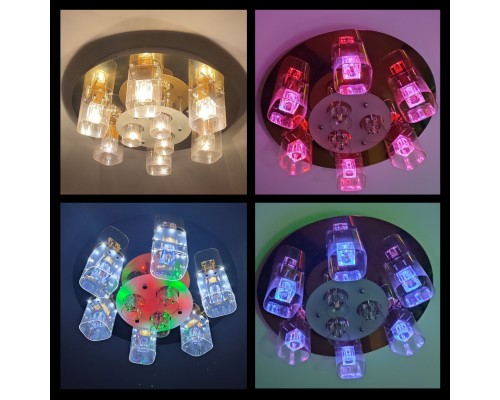 SVR-1600-16FG VELANTE  светильник потолочный, G4, 8х20W