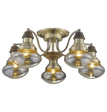 Потолочная люстра Velante 306-507-05 бронза, дуб