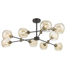 Люстра потолочная Velante 249-023-09 E14 9*40 Вт черный