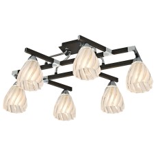 284-107-06 VELANTE Современный стиль светильник потолочный, E14, 6x40W