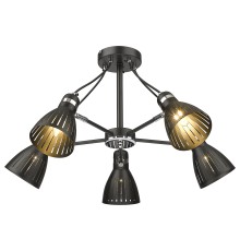 Люстра потолочная Velante 219-023-05 E14 5*40 Вт черный, хром